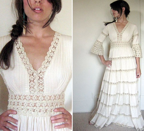 Vestidos de novia de crochet de bodas de Una Boda Original