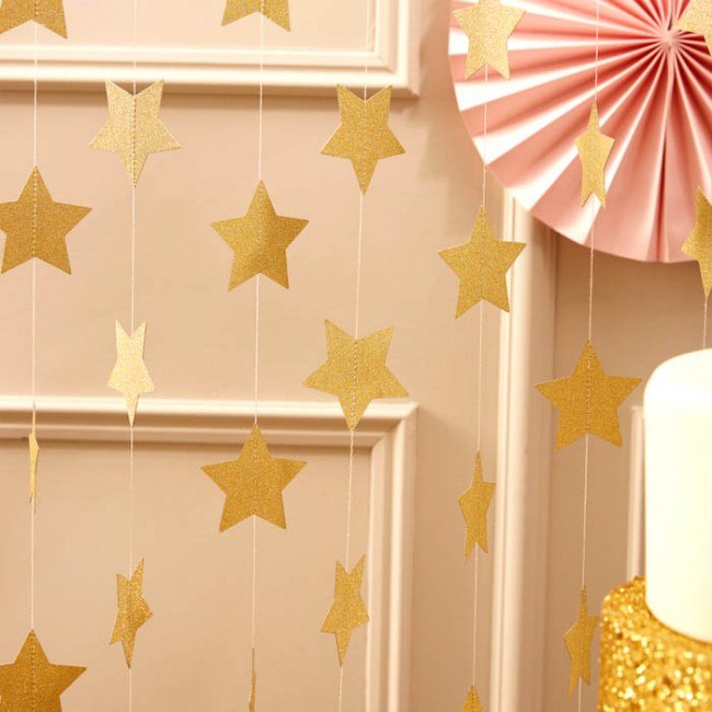 Bodas en invierno comprar-guirnalda-estrellas-papel 