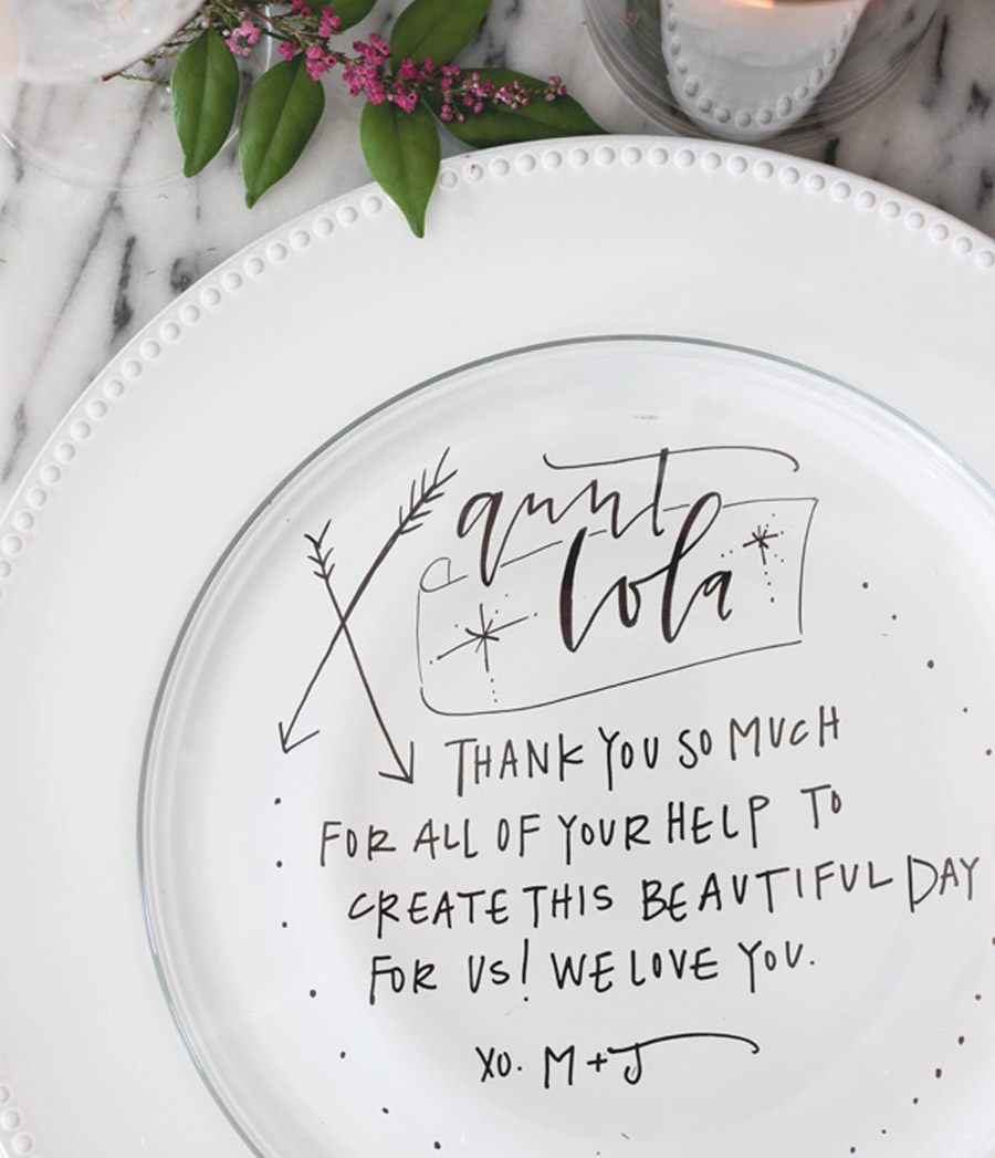 DIY: PLATOS PERSONALIZADOS PARA LOS INVITADOS tutoriales-boda 