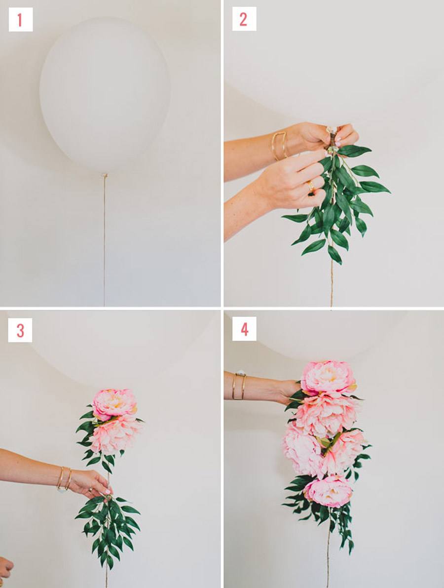 DIY: GLOBOS CON FLORES diy-globos-bodas 