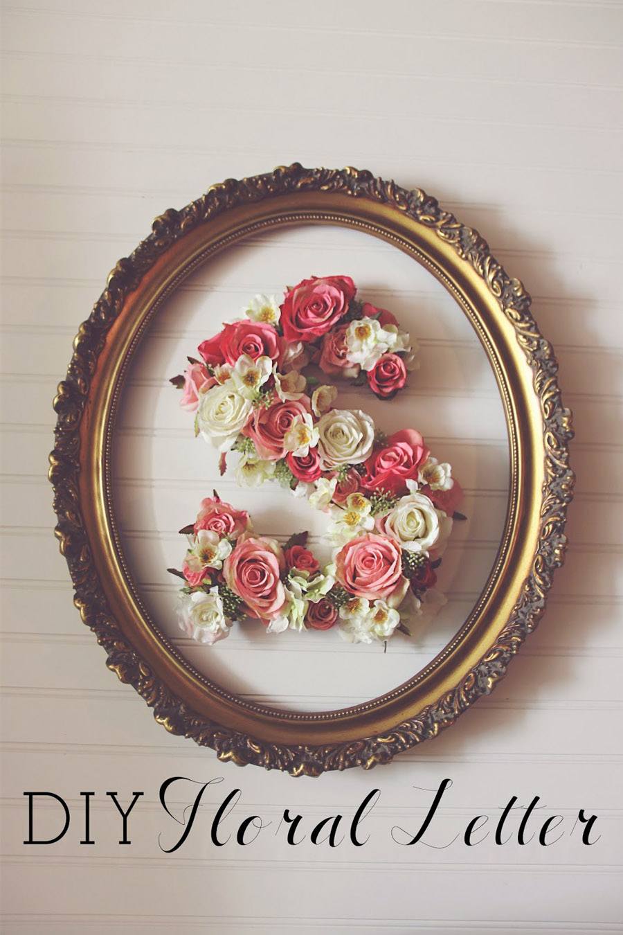 DIY: INICIALES CON FLORES diy-boda 