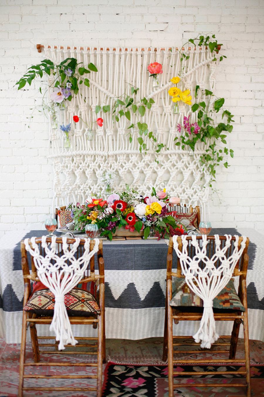 DECORACIÓN DE BODA CON MACRAMÉ macrame-deco-boda 