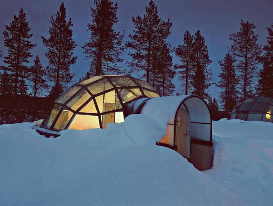 LUNA DE MIEL EN UN IGLÚ DE CRISTAL iglu-boda 