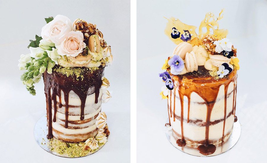 DRIP CAKES pasteles-boda 