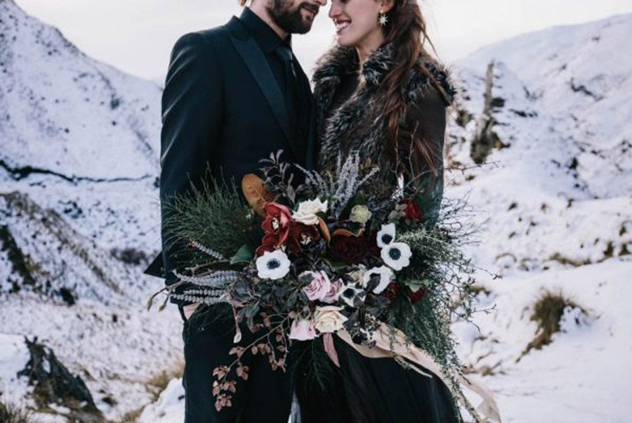 INSPIRACIÓN PARA UNA BODA DE INVIERNO invierno-novios 