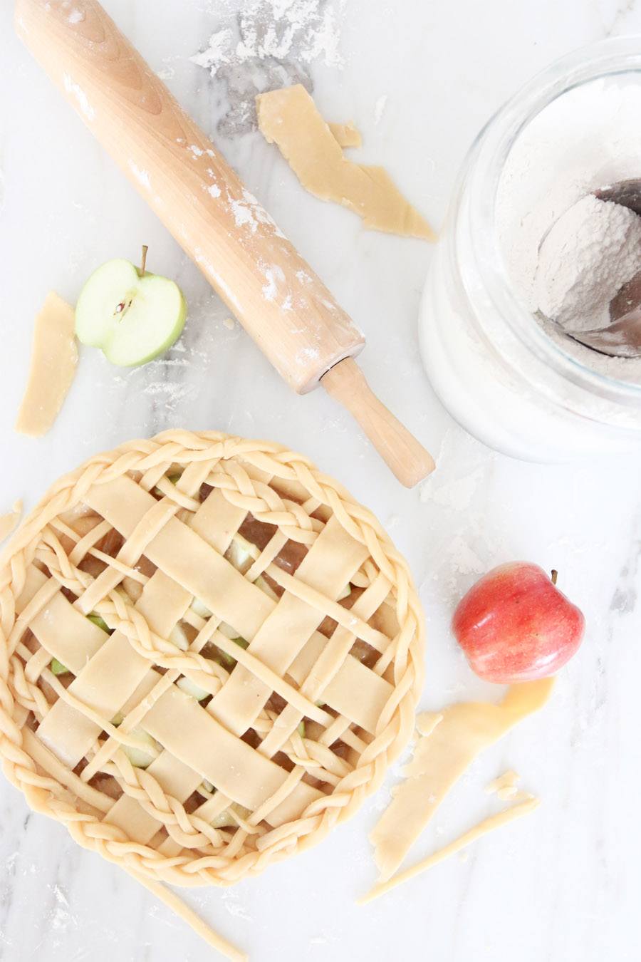 TARTA DE MANZANA CON FLORES tartas-manzana 