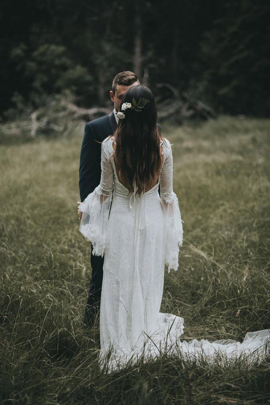 AMY & ADAM: LA CALMA DE LA FELICIDAD boho-boda 