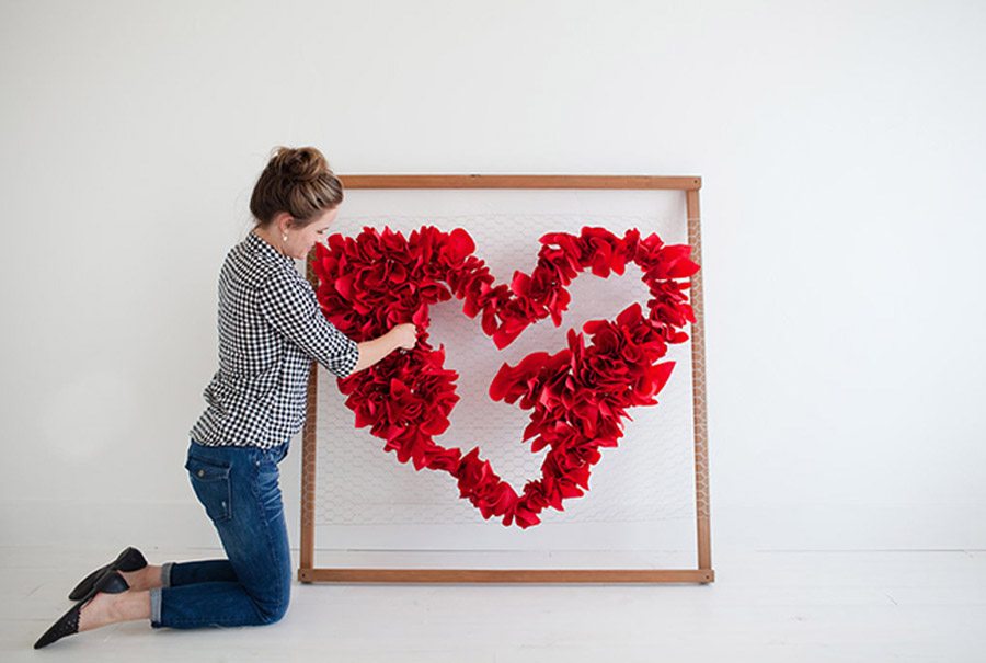 DIY SAN VALENTÍN: CORAZÓN DE PAPEL san-valentin-deco 