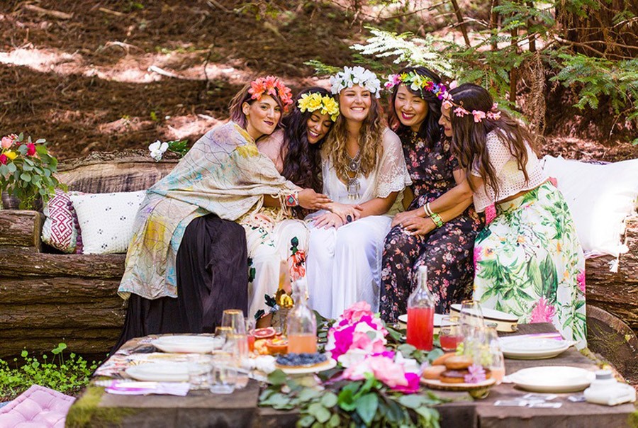 BOHO BRIDAL PARTY boho-decoracion 