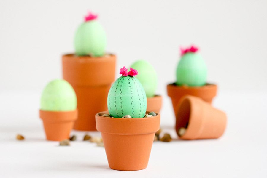 DIY: CACTUS CON HUEVOS DE PASCUA diy-boda-pascua 