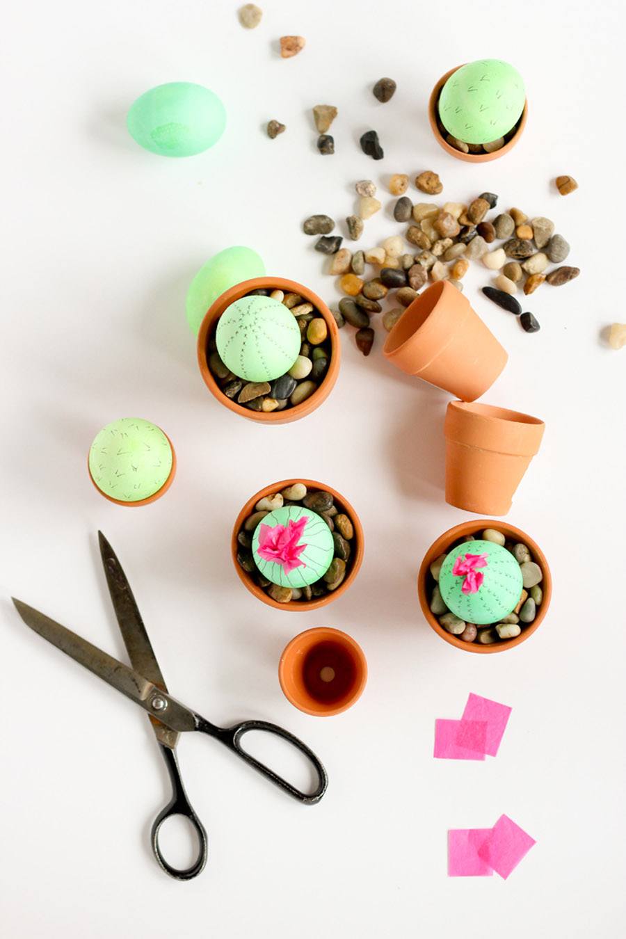 DIY: CACTUS CON HUEVOS DE PASCUA diy-boda 