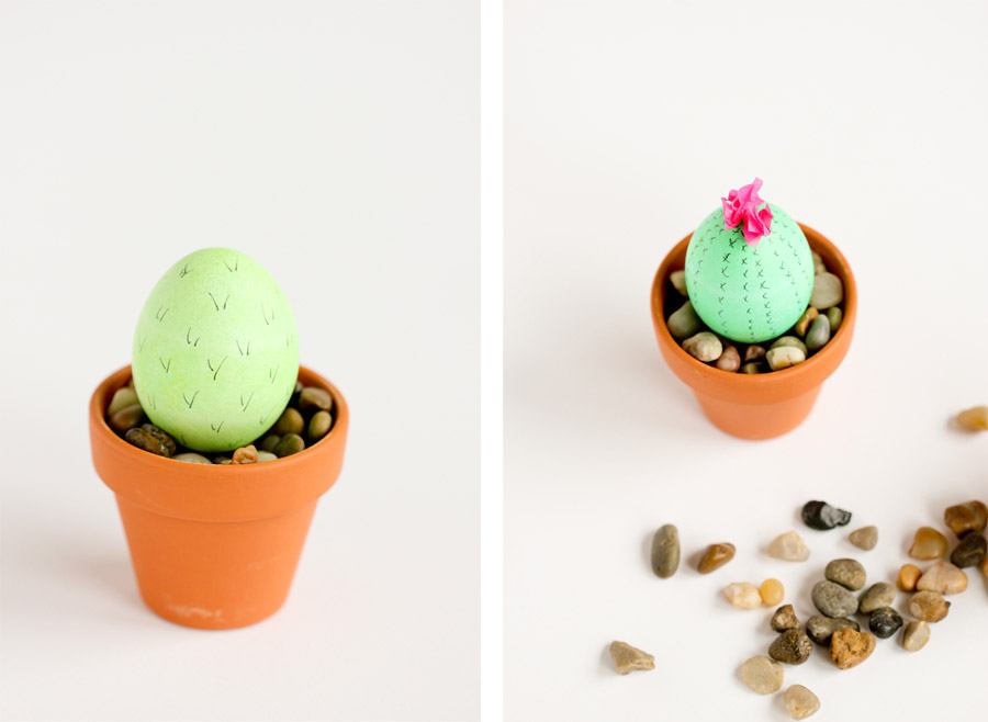 DIY: CACTUS CON HUEVOS DE PASCUA pascua-diy 