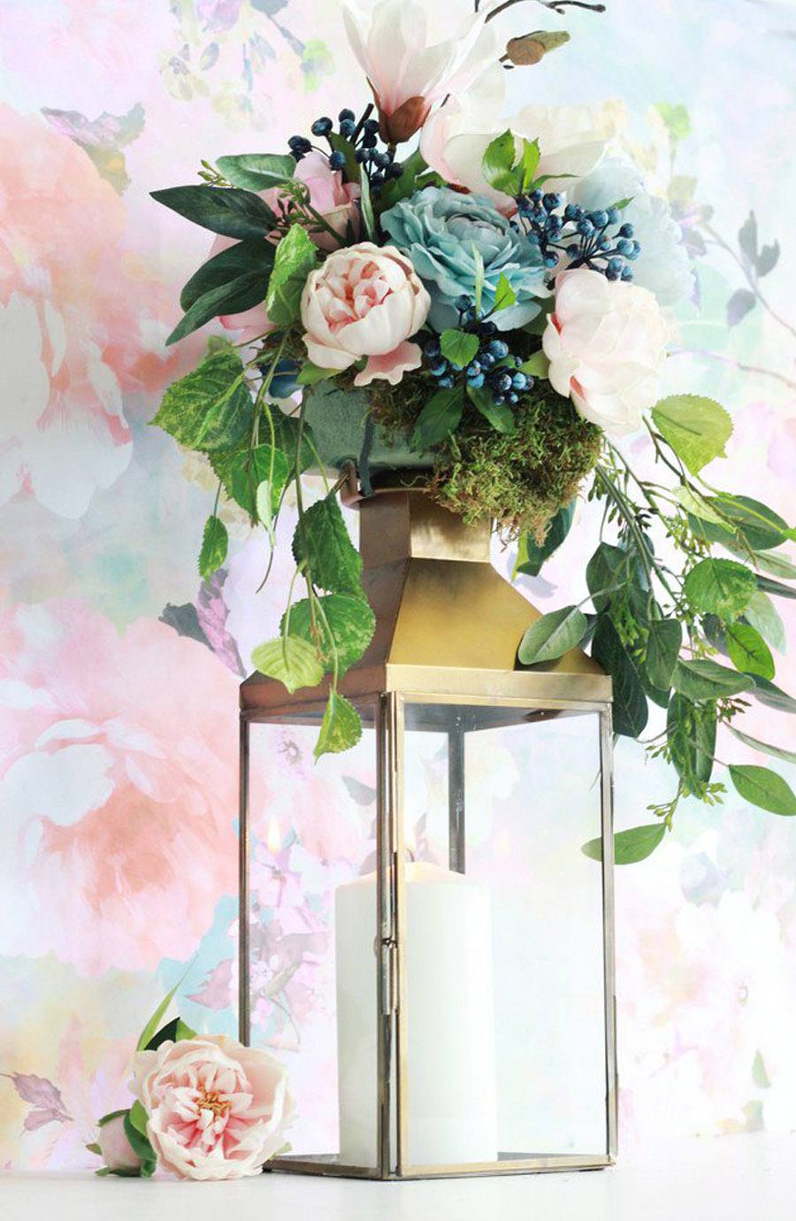 DIY: FAROL CON FLORES farola-flores 