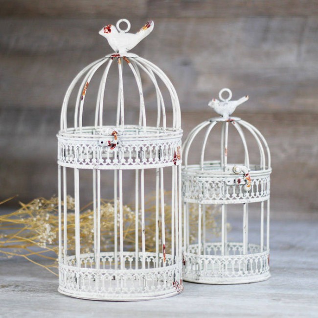 Jaulas Decoracion Comprar ~ jaula blanco envejecido jaula decorativa en color blanco con efecto Jaulas Decoracion Comprar ~ jaula blanco envejecido jaula decorativa en color blanco con efecto
