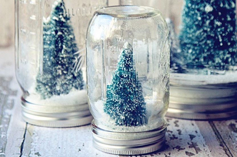 DIY: BOLAS DE NIEVE DE CRISTAL