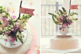 DIY: CAKE TOPPER CON TAZAS DE TÉ