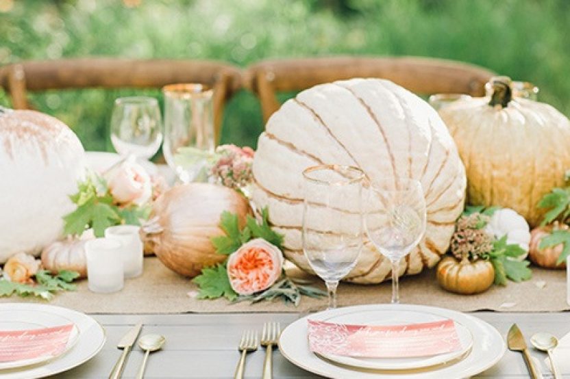 DECORACIÓN OTOÑAL CON CALABAZAS