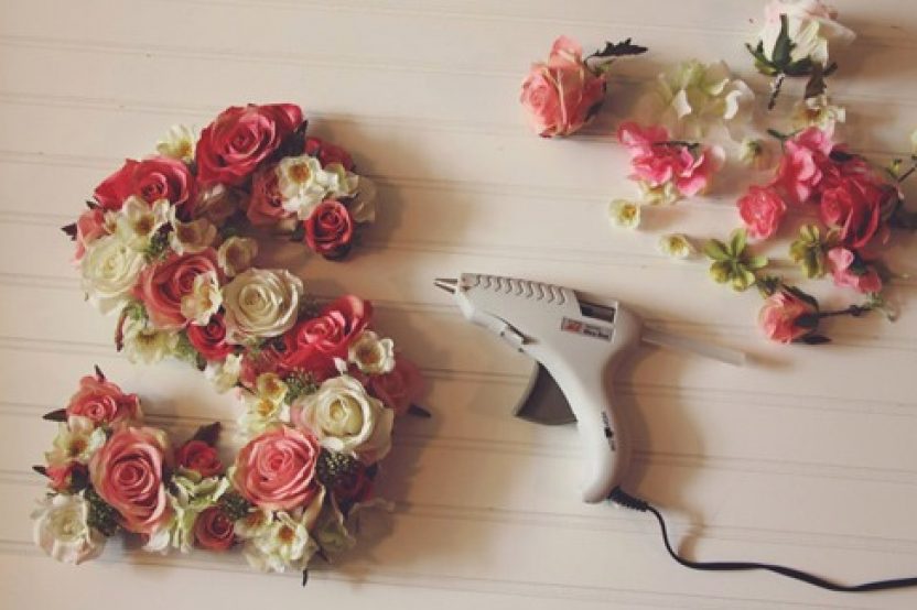 DIY: INICIALES CON FLORES