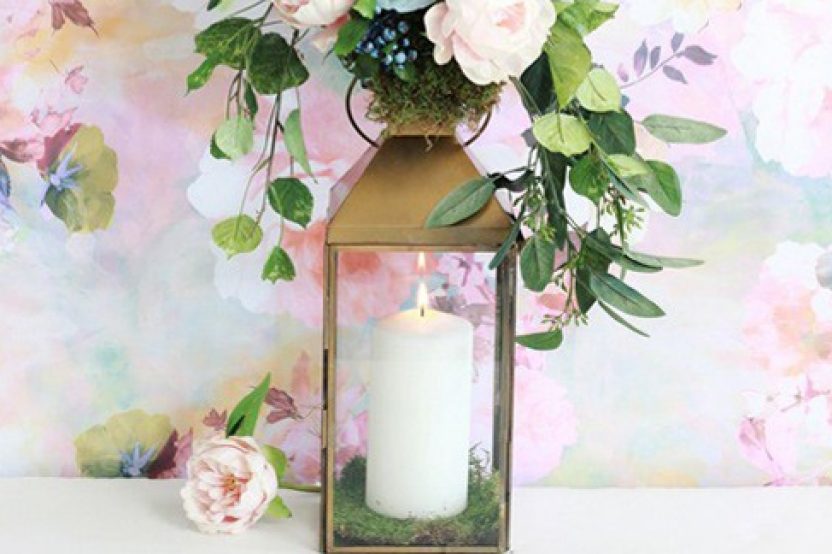 DIY: FAROL CON FLORES