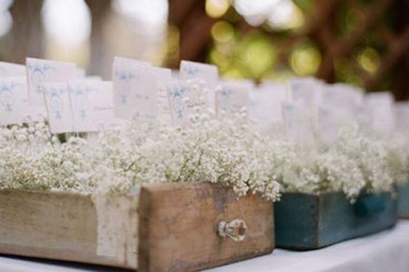 DECORACIÓN DE BODA CON PANICULATA