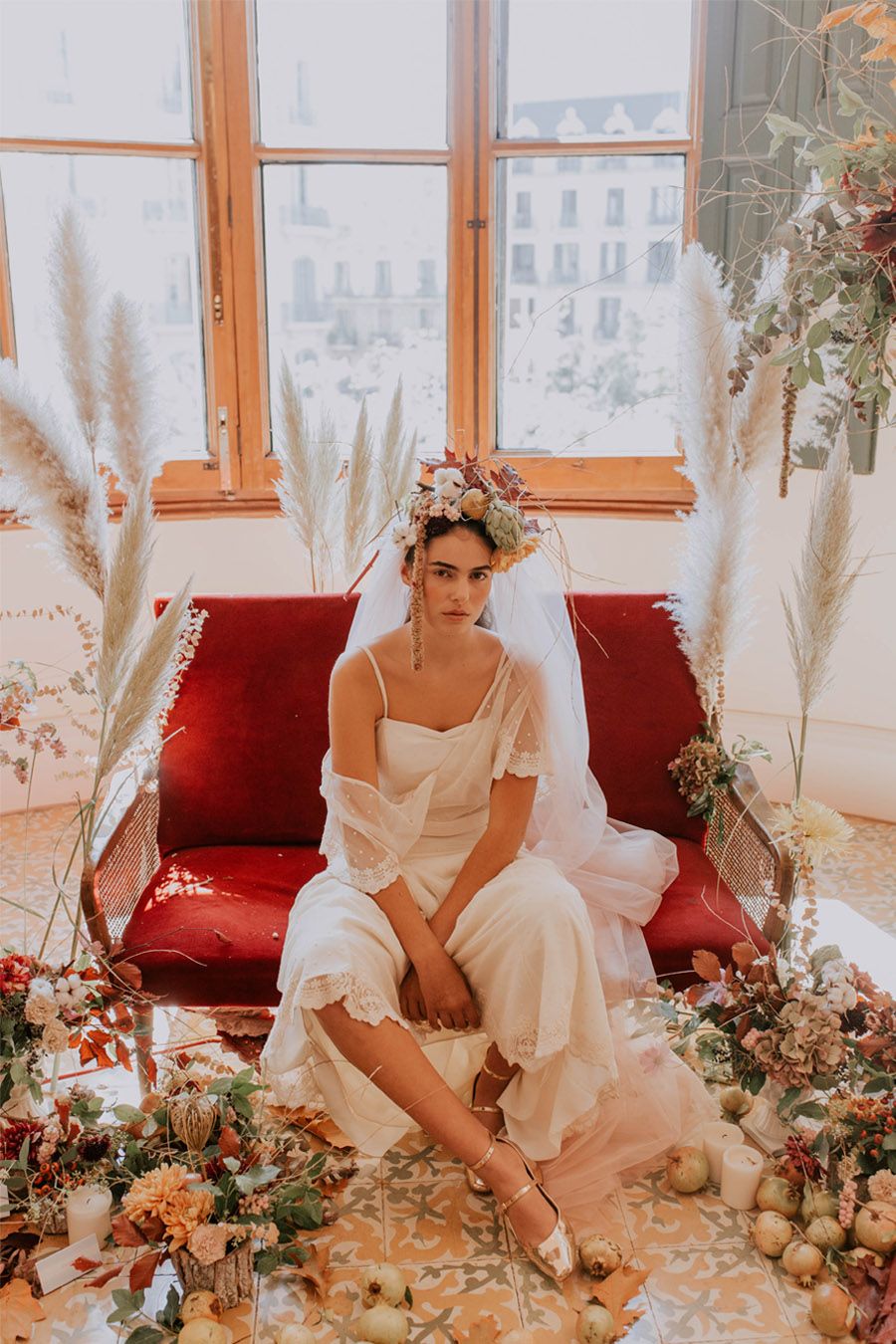 CRUCE DE ESTILOS novia-boho 