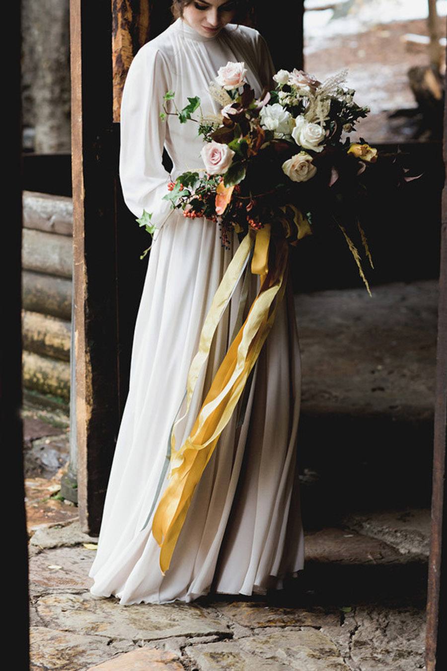 UNA BODA DE INVIERNO EN LA MONTAÑA novia-invierno-1 