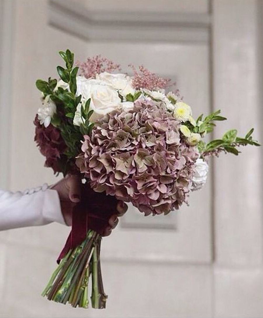 RAMOS DE NOVIA DE HORTENSIAS bouquet-hortensias 