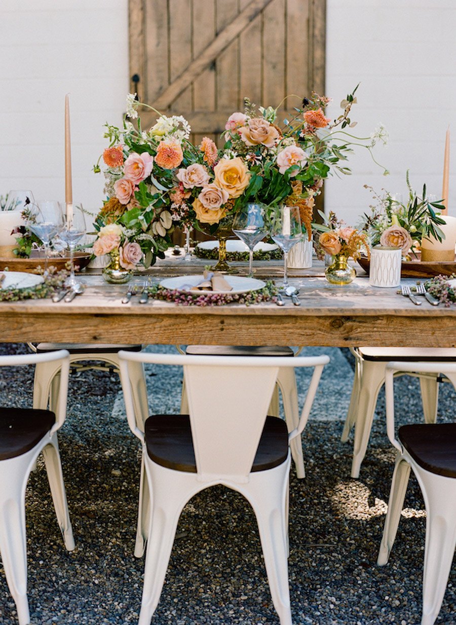 NOSTÁLGICA DECORACIÓN DE MESA mesa-boda 