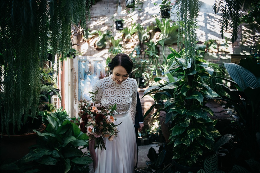 NATASHA & RAMON: ROMÁNTICA BODA EN UN ESPACIO SINGULAR novia 