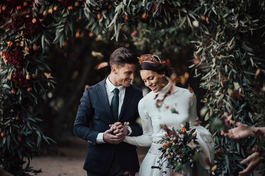 UNA BODA ÍNTIMA EN PORTUGAL salida-novios 