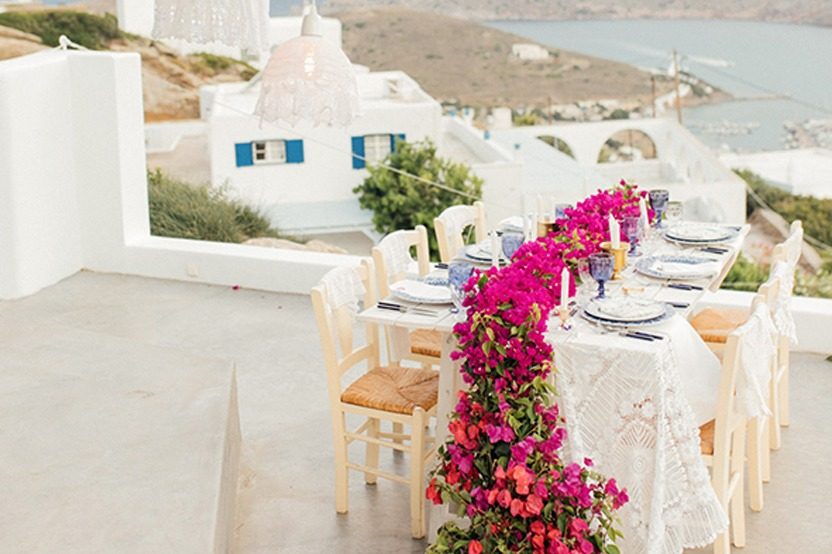 UNA BODA GRIEGA JUNTO AL MAR