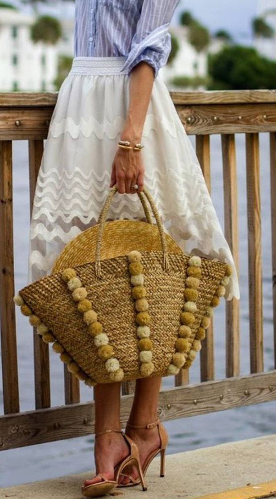 Bolsos sales de mimbre
