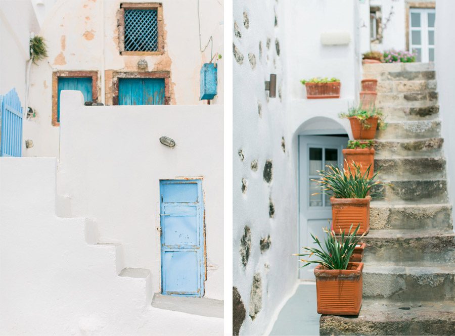 BODA ÍNTIMA EN SANTORINI calles-santorini 