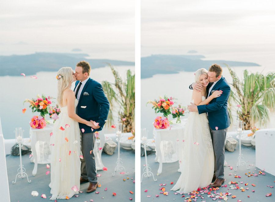 BODA ÍNTIMA EN SANTORINI recien-casados-santorini 