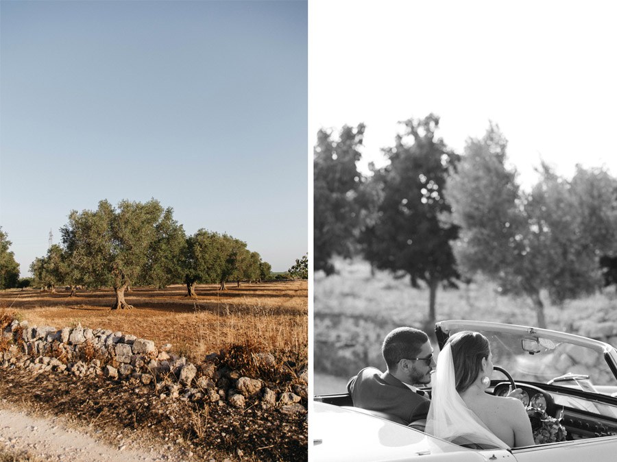 DAN & EMMA: BODA AL SUR DE ITALIA coche-novios-boda 