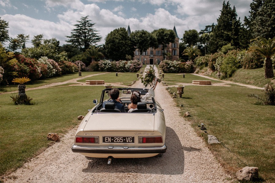 MARINA & PIERRE: INCREÍBLE FIN DE SEMANA DE BODA (I) coche-novios 