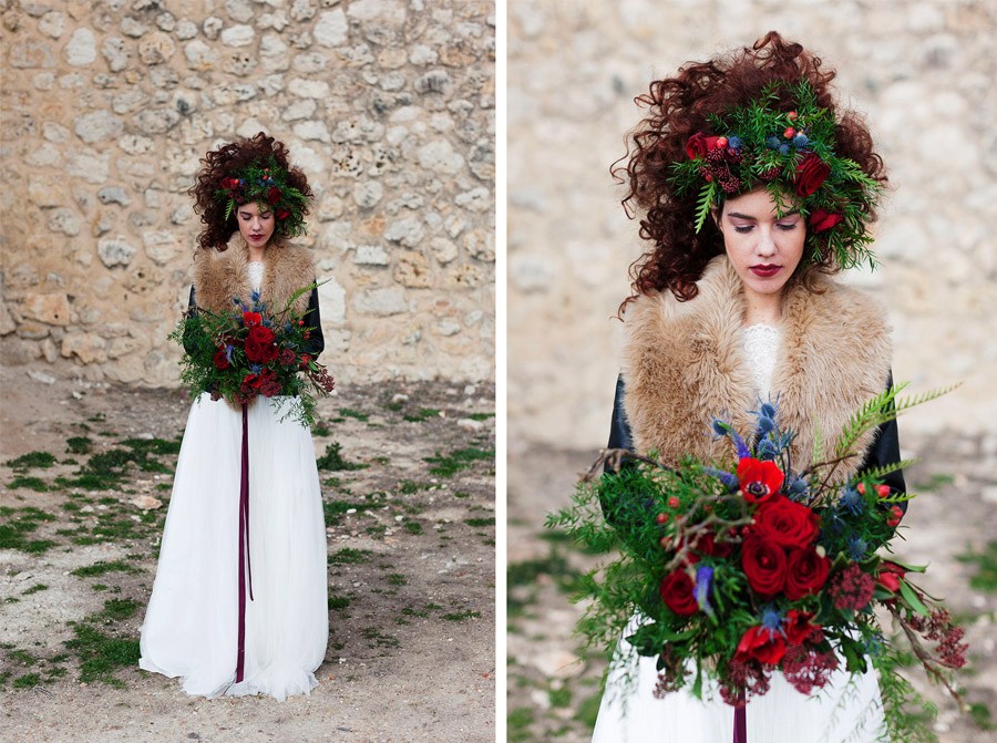 AMOR EN CAMPOS DE CASTILLA novia-boda-invierno 