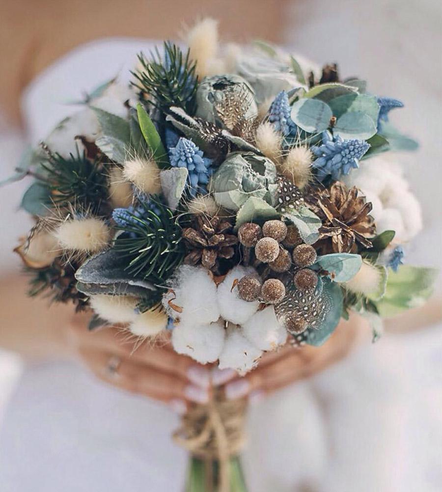 RAMOS DE NOVIA CON PIÑAS piñas-bouquet 