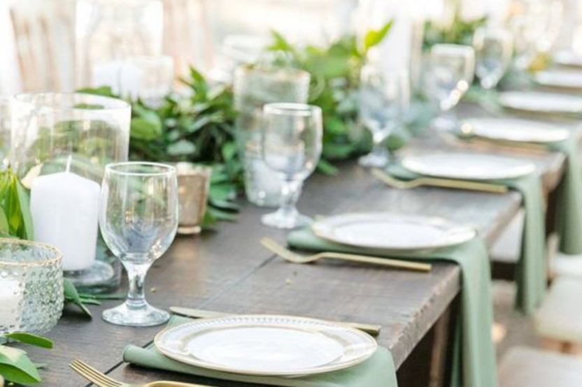 BODAS EN SAGE GREEN