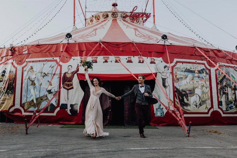 UNA MÁGICA BODA DE CIRCO