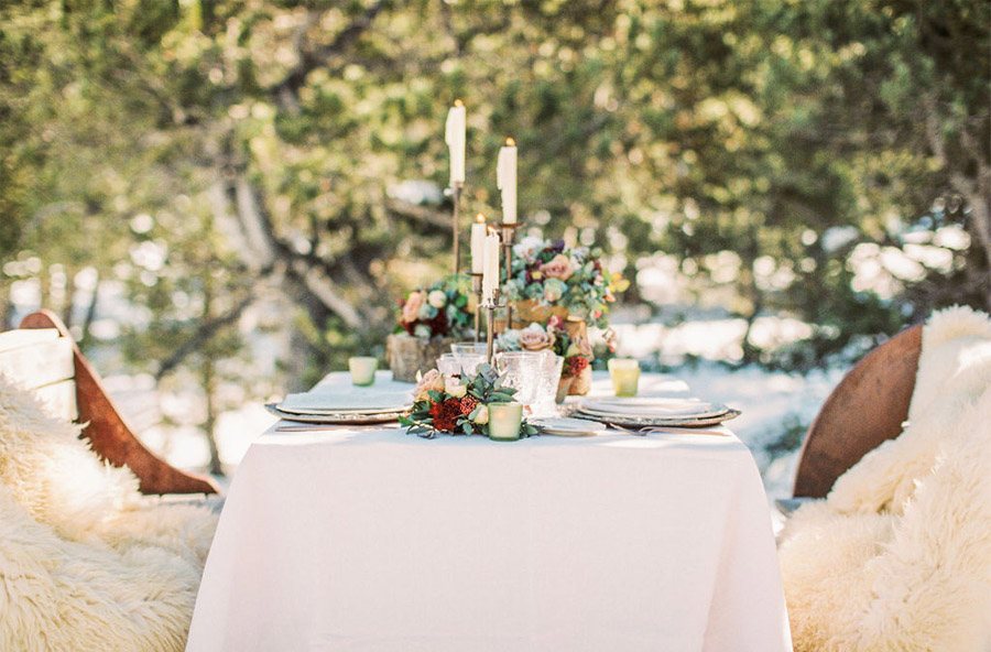 UNA ROMÁNTICA BODA DE INVIERNO boda-invierno-decoracion-mesa 