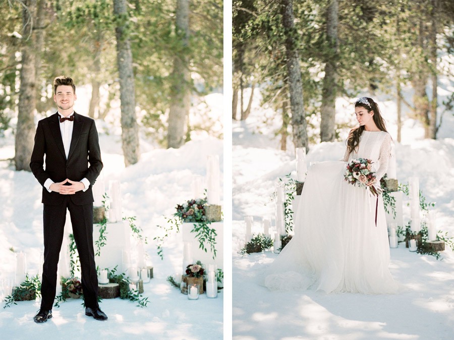 UNA ROMÁNTICA BODA DE INVIERNO ceremonia-boda-invierno 