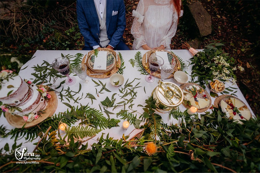 AMOR A ORILLAS DEL TOXA mesa-boda 