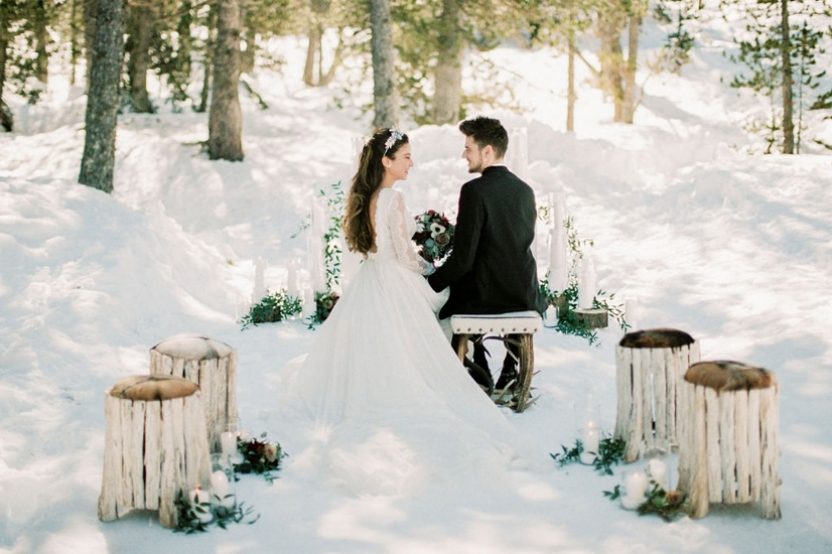 UNA ROMÁNTICA BODA DE INVIERNO