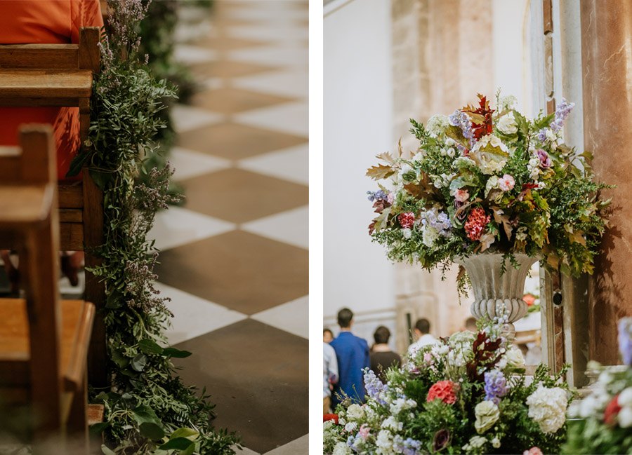 Mª CARMEN & DANI: UNA BODA LLENA DE LUZ deco-iglesia-boda 