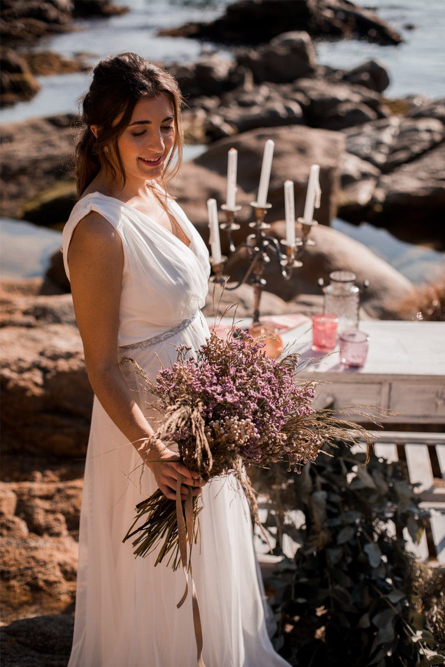 UNA NOVIA DE INSPIRACI N GRIEGA Blog de bodas de Una Boda Original