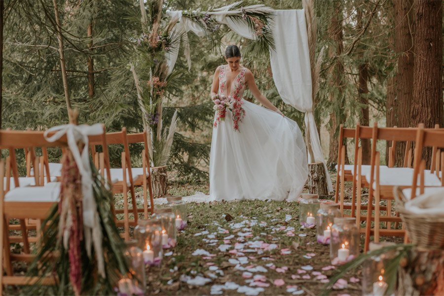 BODA MÁGICA EN EL BOSQUE bosque-ceremonia 