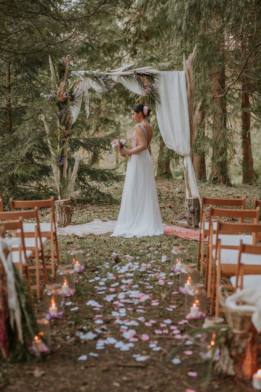 BODA MÁGICA EN EL BOSQUE ceremonia-bosque 