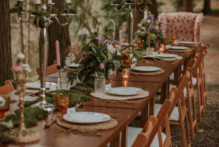 BODA MÁGICA EN EL BOSQUE deco-mesa-rustica 