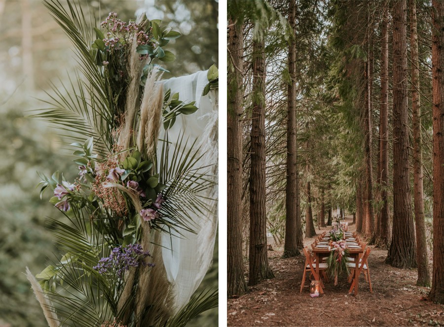 BODA MÁGICA EN EL BOSQUE decoracion-boda-rustica 